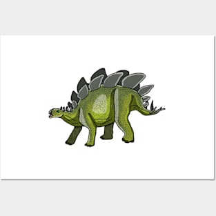 Stegosaurus dinosaur Posters and Art